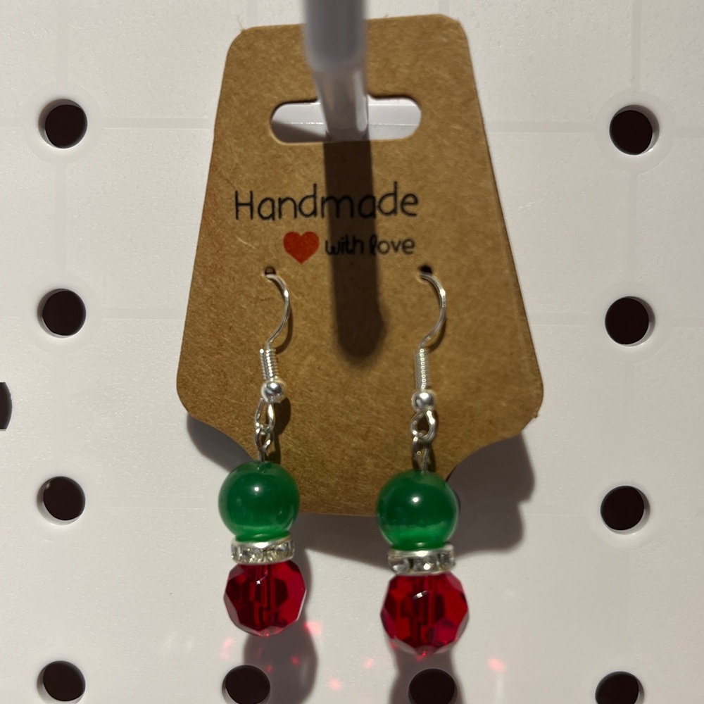 (2/$30) Handmade Festive Earrings - Picture 1 of 3